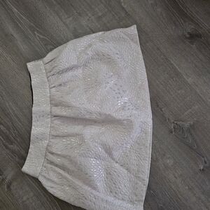 Charlotte Russe Cream A-Line Skirt